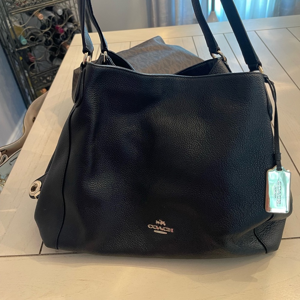Beautiful black authentic Coach shoulder bag